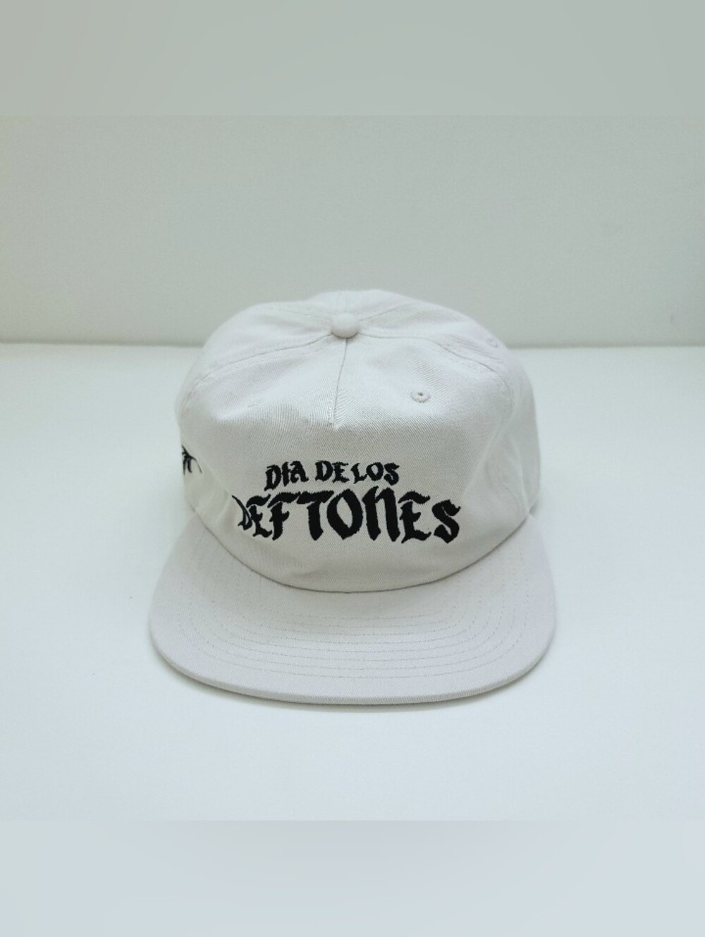 Dia De Los Deftones Strap Back Hat Authentic Merchandise Embroidered Off White